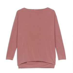 Lululemon Back in Action long sleeve, size 12